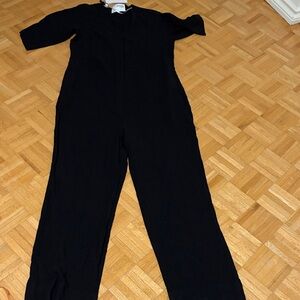 Selected Femme Elegant Black Jumpsuit